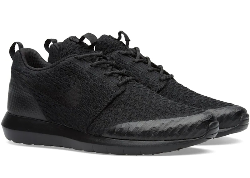 Nike roshe on sale flyknit negro