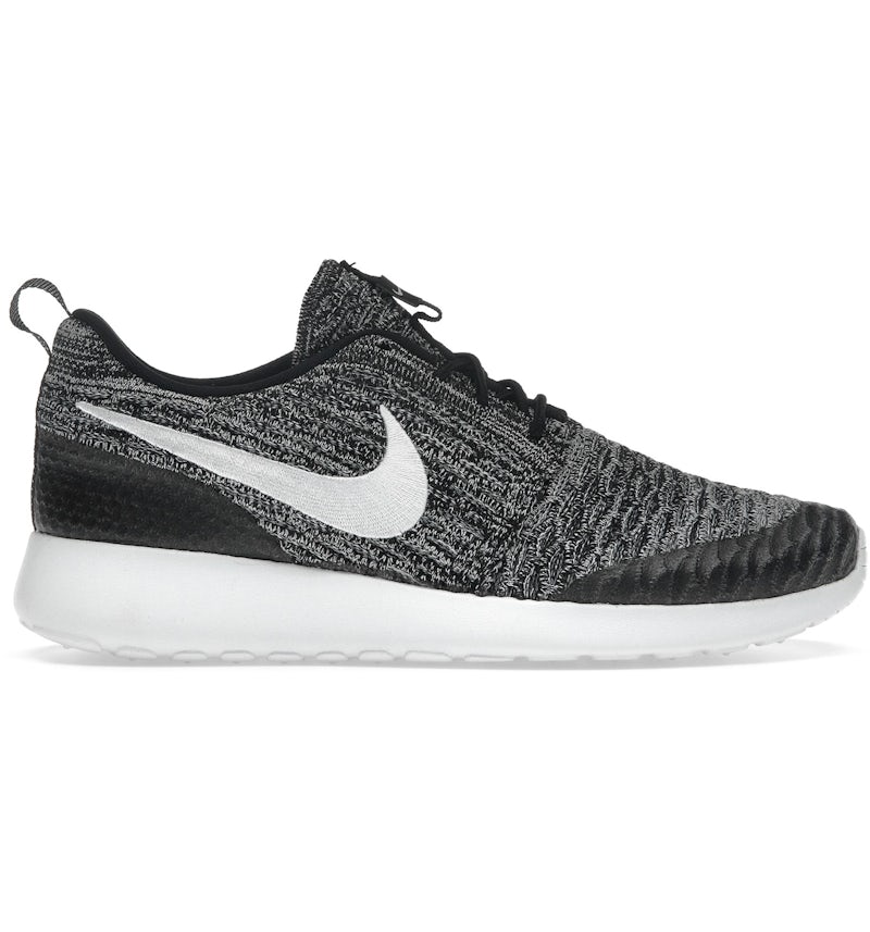 Nike Roshe One Flyknit Black White Cool Grey (Women's) 704927