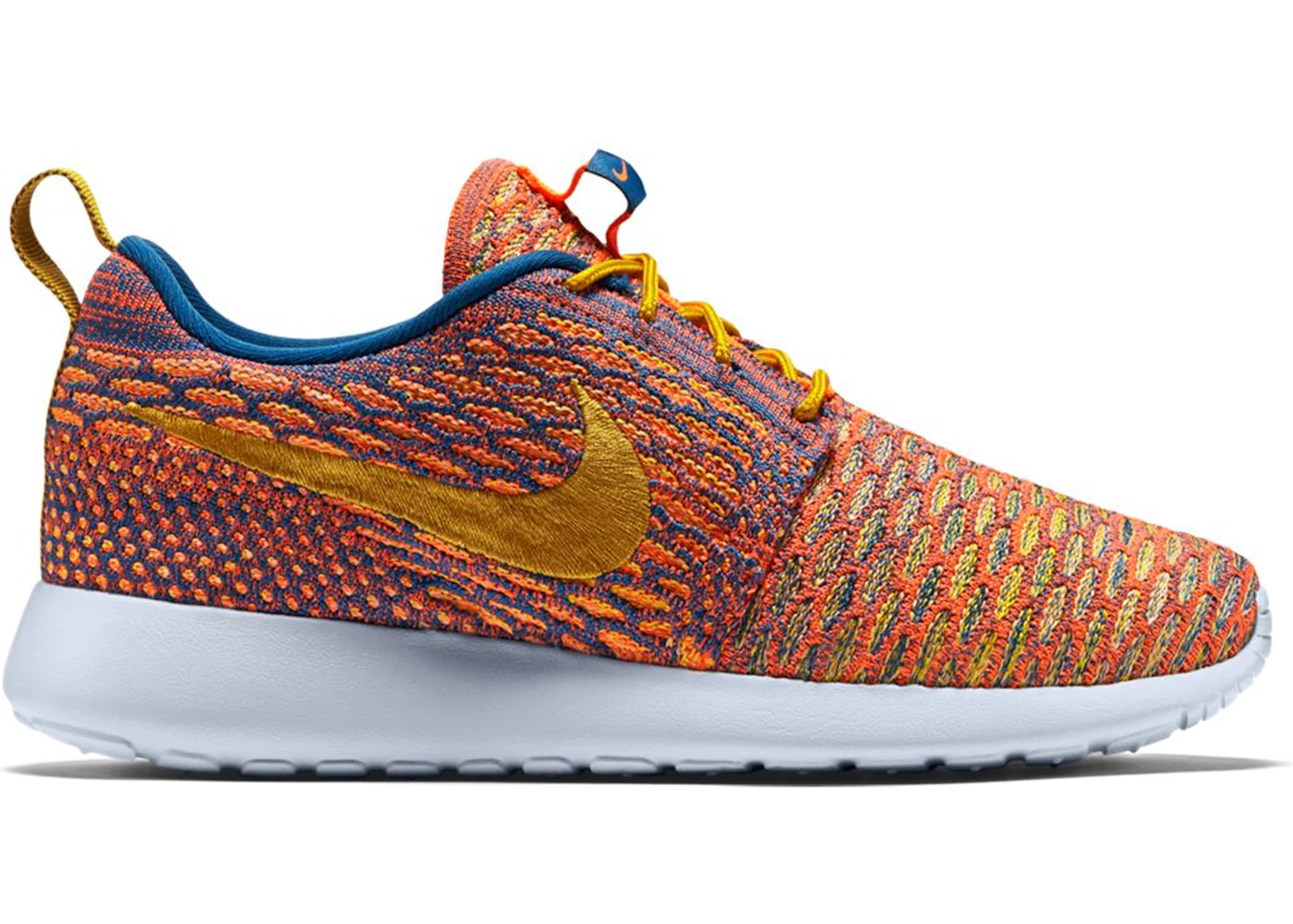Nike Roshe One Flyknit Dark Citron Sunset Glow Women s 704927