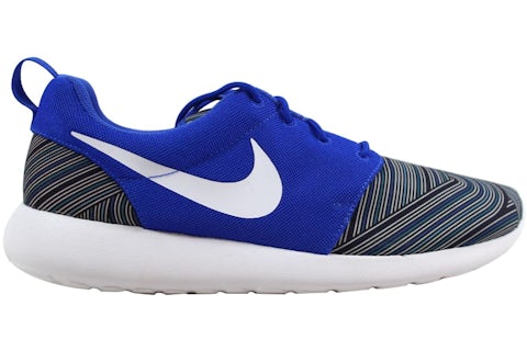 Nike Roshe One Print Racer Blue Men's 655206-416 US