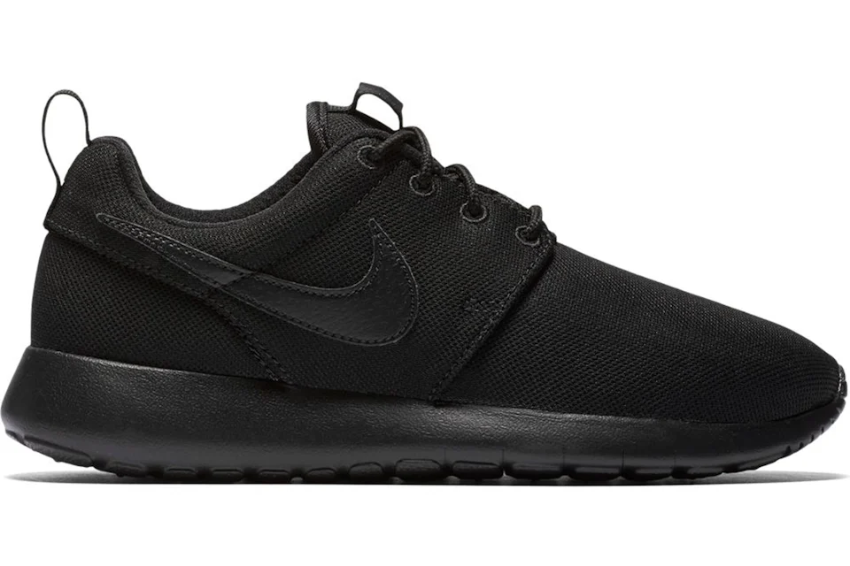 All black roshe kids best sale