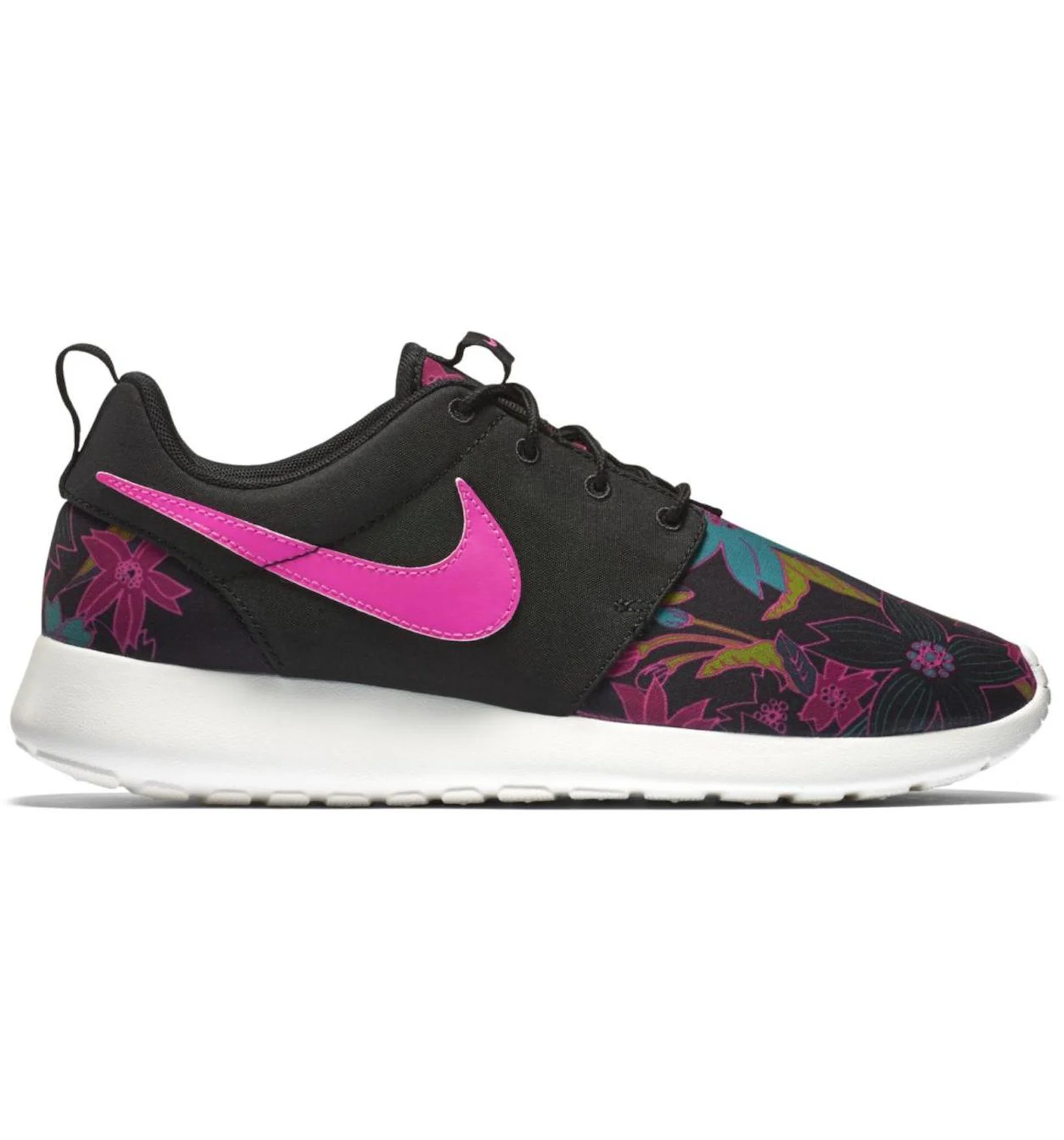 Black nikes with floral print Clearance