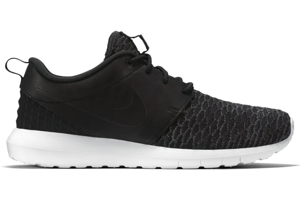 Nike Roshe Run Flyknit PRM Black White Men's - 746825-001 - US