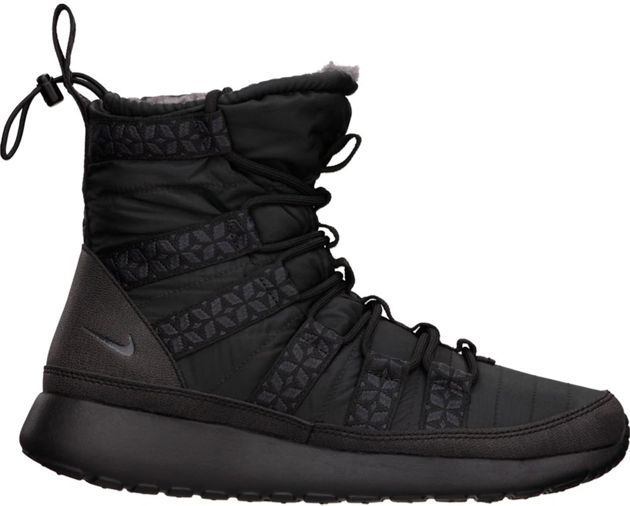 acortar lanza plato Nike Roshe Run Hi Sneakerboot Black (Women's) - 615968-006 - US