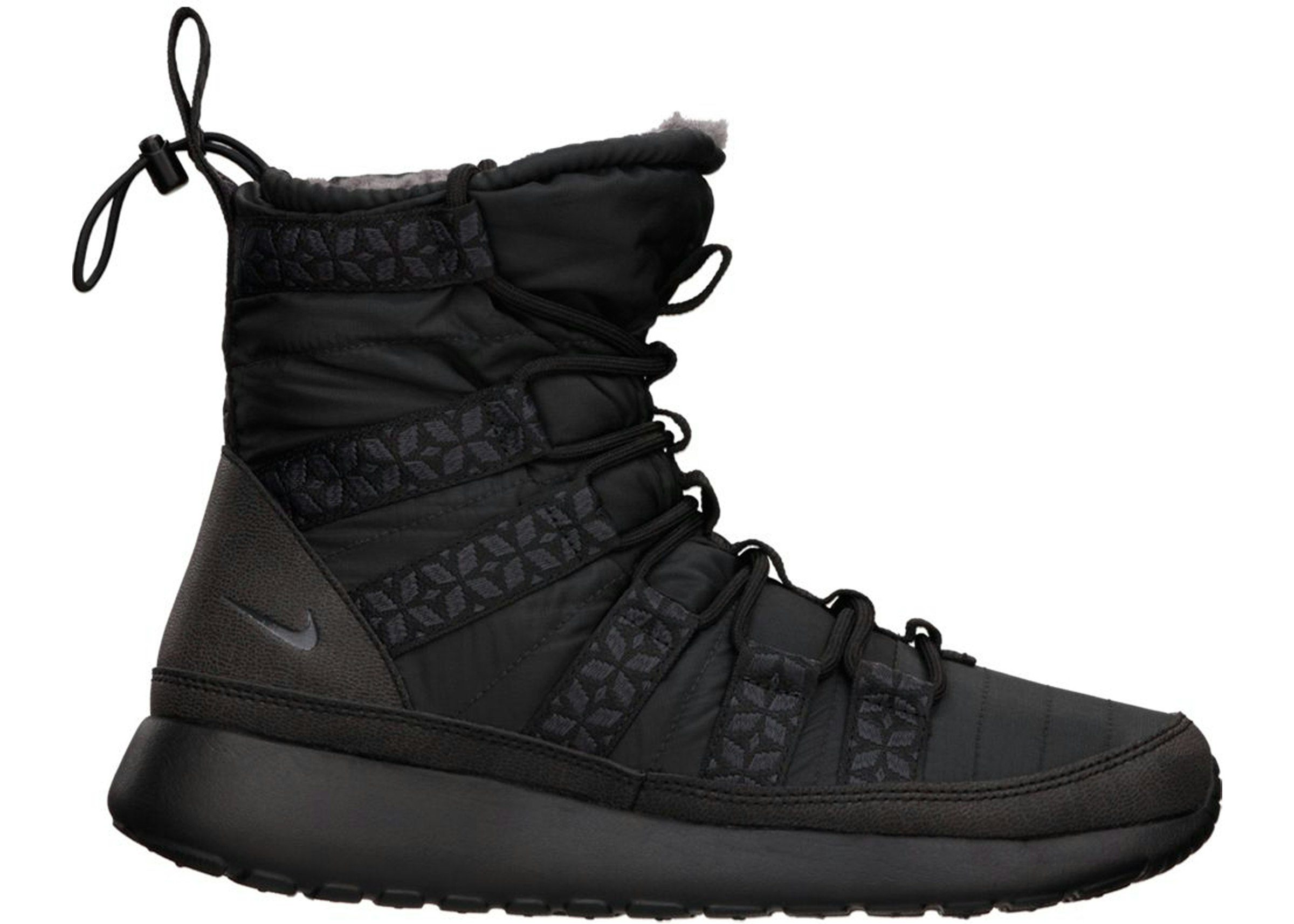 Montaña Buzo Exponer Nike Roshe Run Hi Sneakerboot Black (Women's) - 615968-006 - US