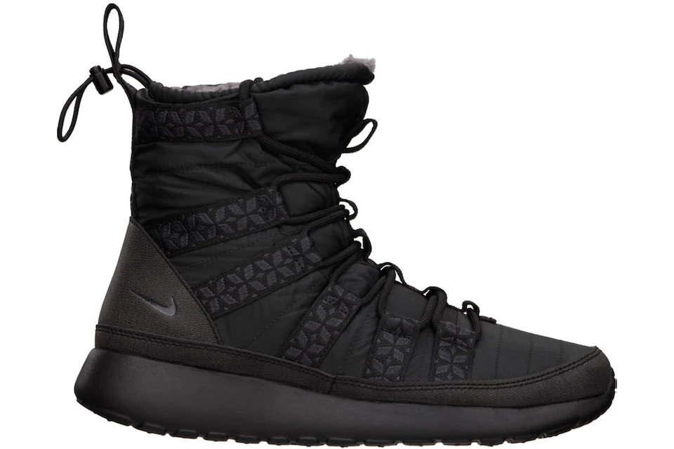 Final Estribillo emulsión Nike Roshe Run Hi Sneakerboot Black (W) - 615968-006 - ES