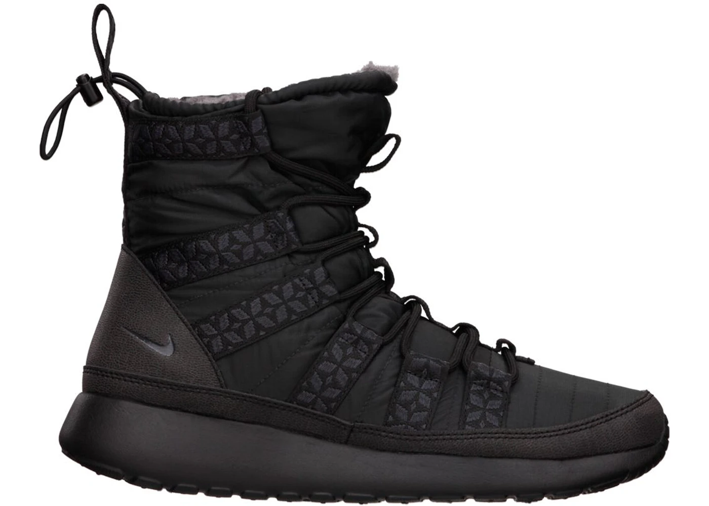 Cha difícil de complacer Patentar Nike Roshe Run Hi Sneakerboot Black (Women's) - 615968-006 - US