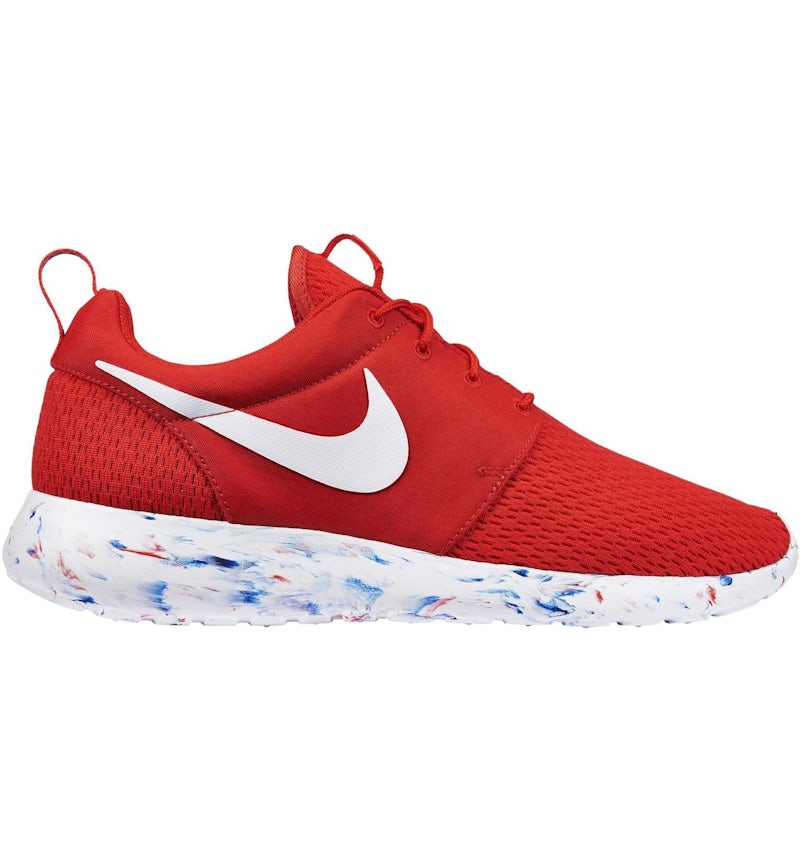 HOT Nike Football Nike Roshe Red Kids Nike Roshe Run Marble