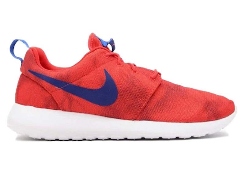 Red nike hot sale roshe 2