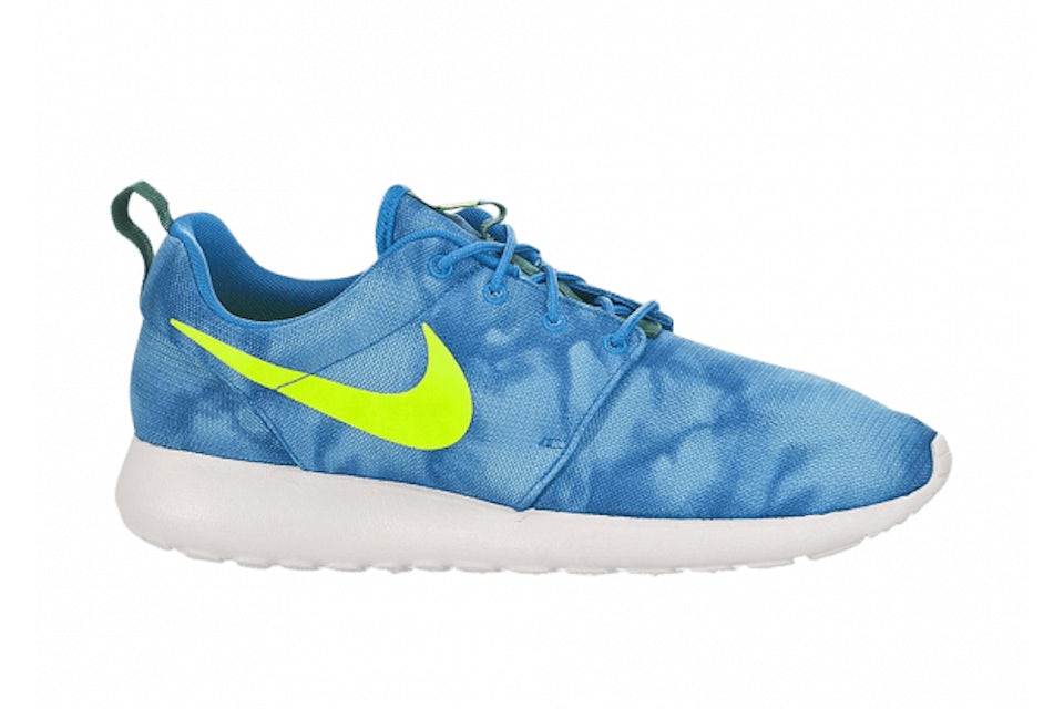 Nike roshe blue and green Clearance