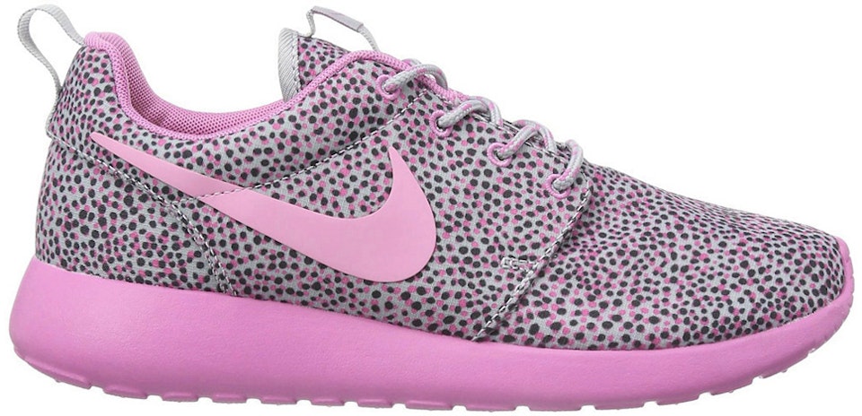 Nike Roshe Run Print Dot Pink Black (Women's) - -