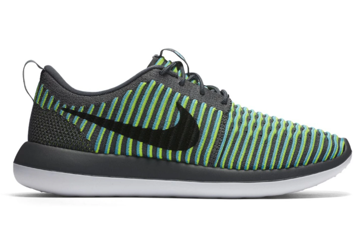 Nike roshe two flyknit top hombre dorados