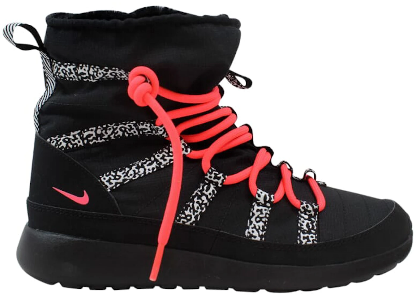 adherirse grueso perro Nike Rosherun Hi Sneakerboot Black (GS) - 654492-002 - US