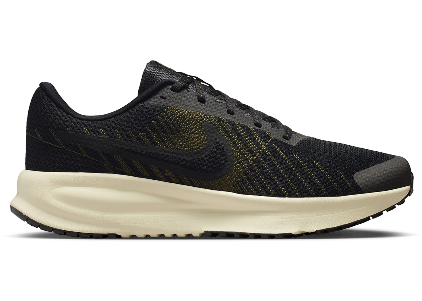 Nike Run Defy Black Dark Hazel Khaki