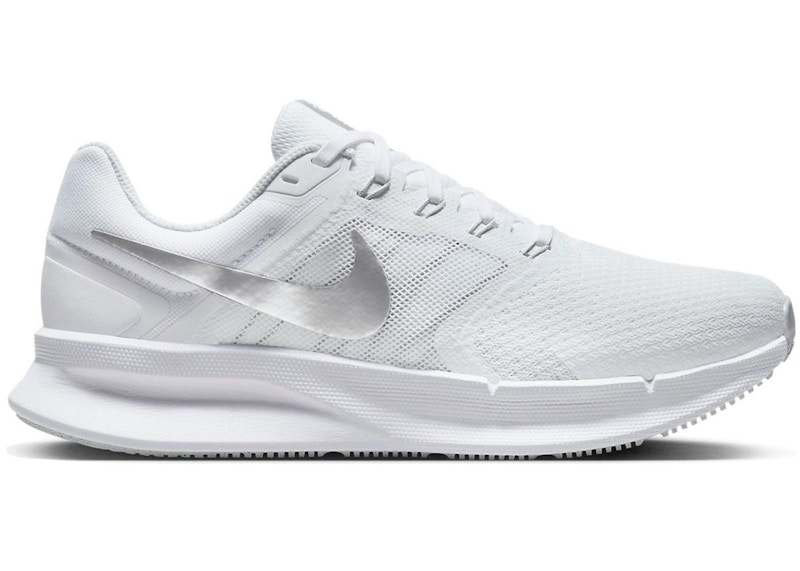 Nike Run Swift 3 White Metallic Silver (Women's) - DR2698