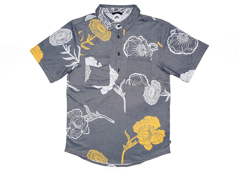 Nike yellow deals flower shirt