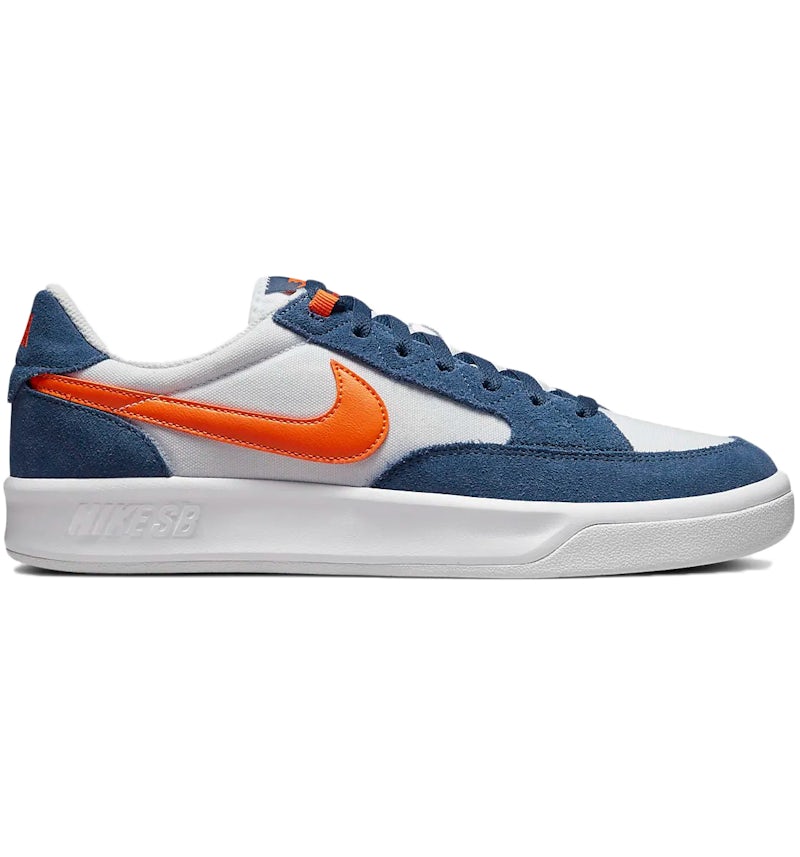 Nike SB Adversary Premium White Navy Safety Orange Men's CW7456