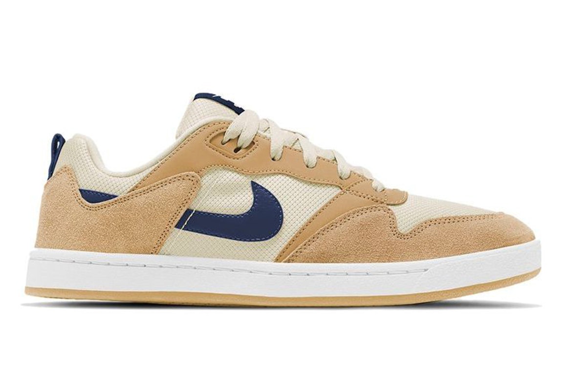 Pre-owned Nike Sb Alleyoop Club Gold Navy In Club Gold/fossil/white