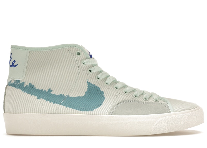 Nike SB Blazer Court Mid PRM Barely Green Men's - DM8553-300