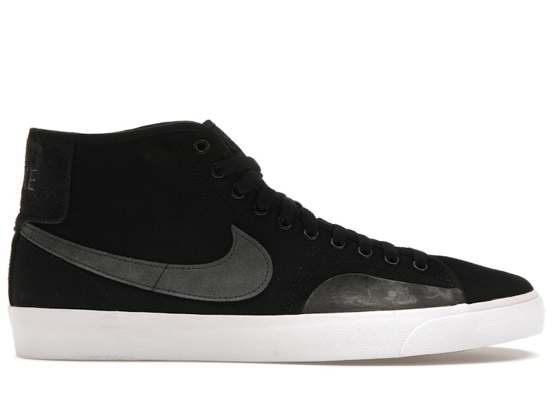 Nike SB Blazer Court Mid Premium Black Anthracite Men's - FB1378