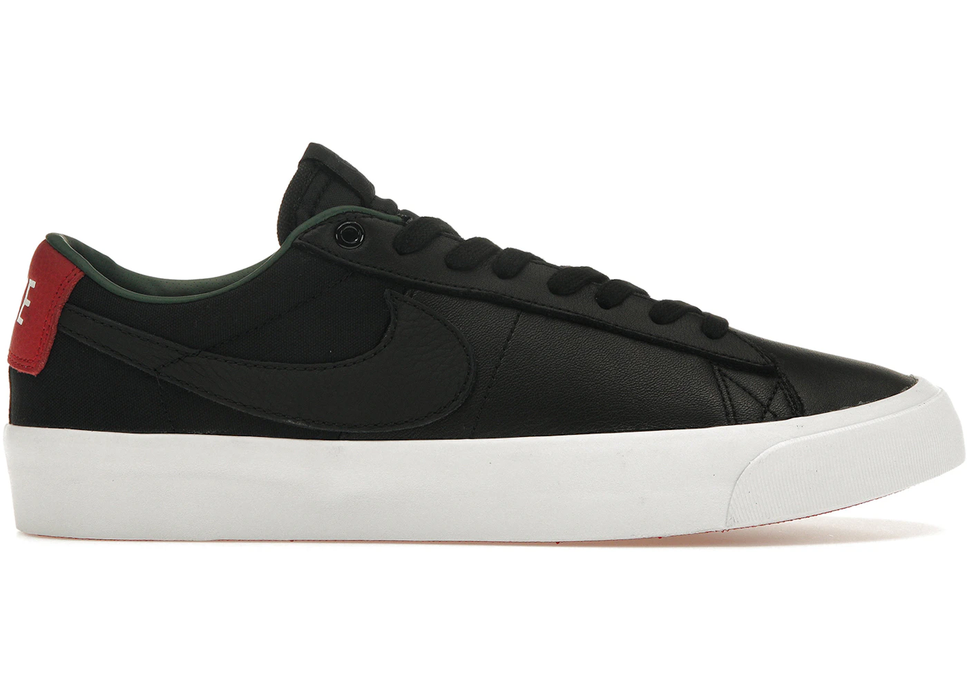 Nike SB Blazer Low GT Black Red White Men's - DN2443-001 - US