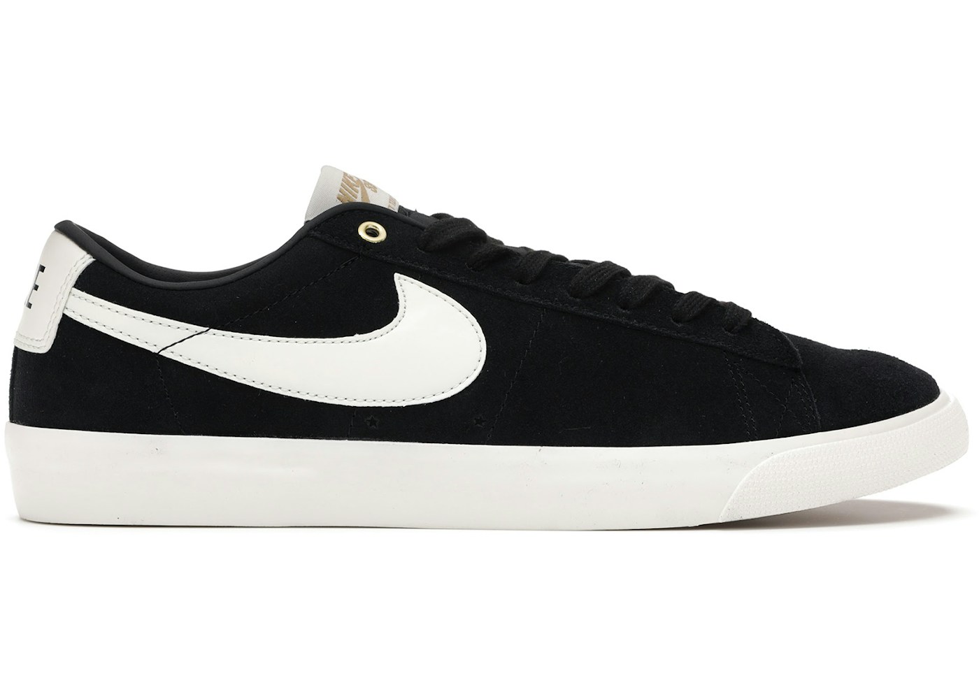 Nike Sb Blazer Low Gt Black Sail 001 Nike Sb Blazer Low Gt Black Sail 001