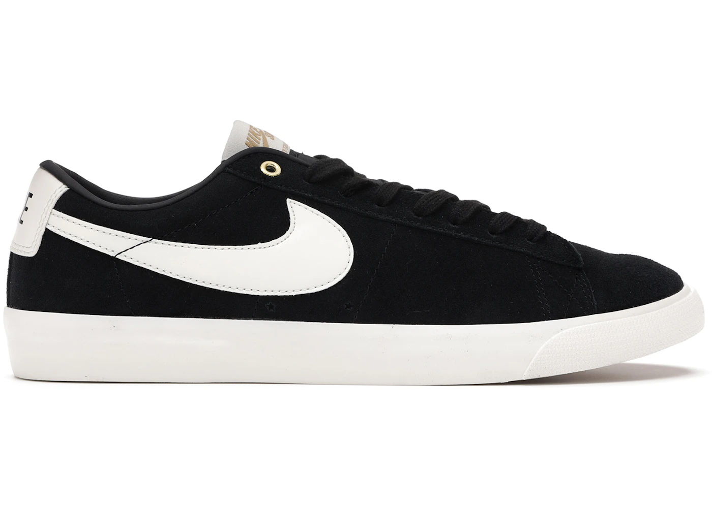 Nike sb blazer low gt black sail Clearance