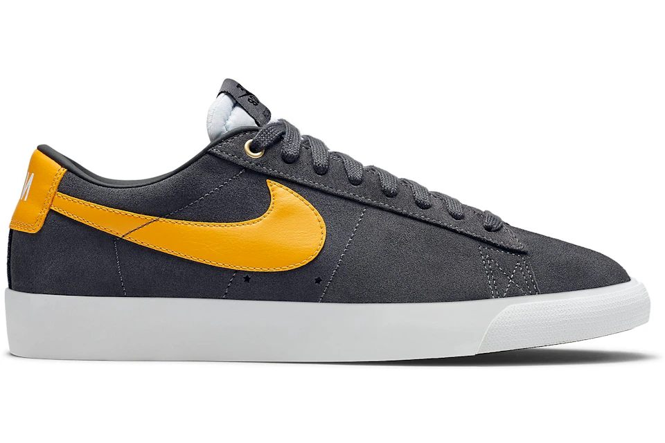 Nike Sb Blazer Low Gt Dark Grey University Gold 071 Nike Sb Blazer Low Gt Dark Grey University Gold 071