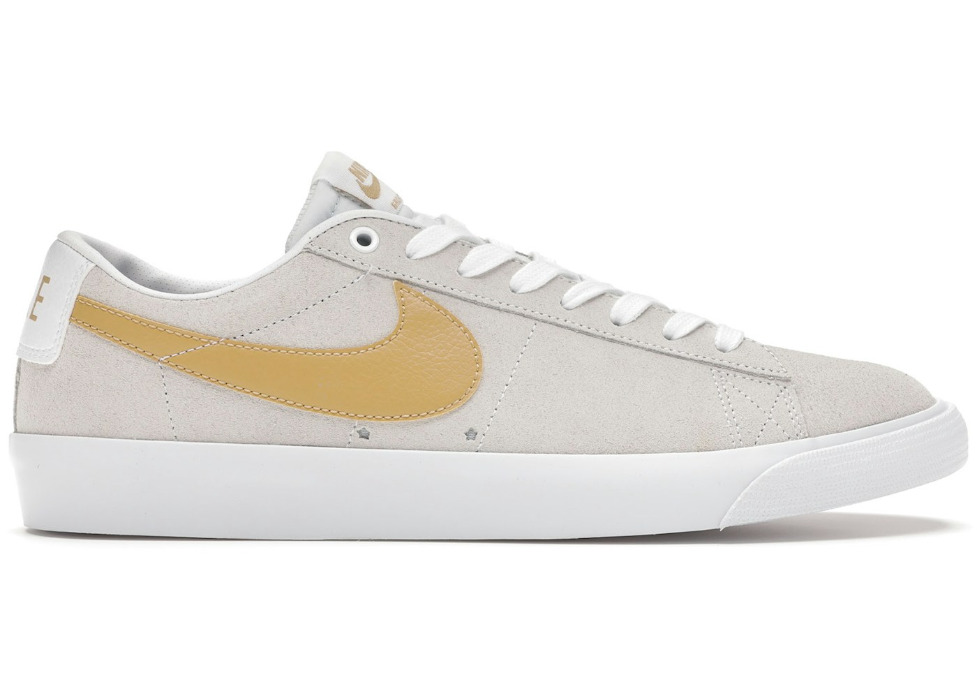 Nike Sb Blazer Low Gt Grey Yellow 104