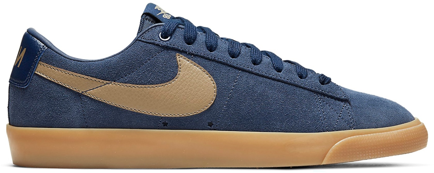 Nike Sb Blazer Low Gt Navy Gum 403 Nike Sb Blazer Low Gt Navy Gum 403