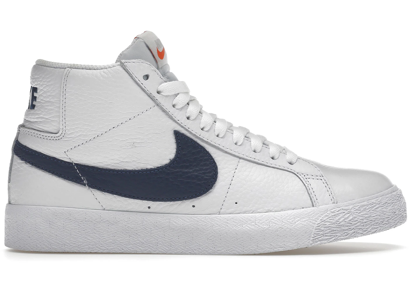 Nike SB Blazer Mid ISO White Navy Men's - DC4472-100 - US
