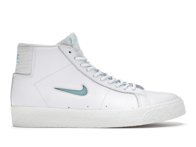 Nike SB Blazer Mid Premium White Glacier Men's - CU5283-100 - US