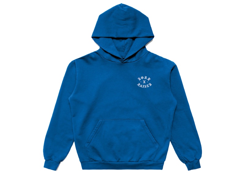 Nike SB Born X Raised In Loving Memory Rocker Hoodie Blue Men s