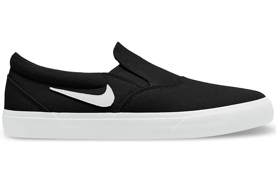 Nike SB Charge Slip Black White Men s CT3523 001 US