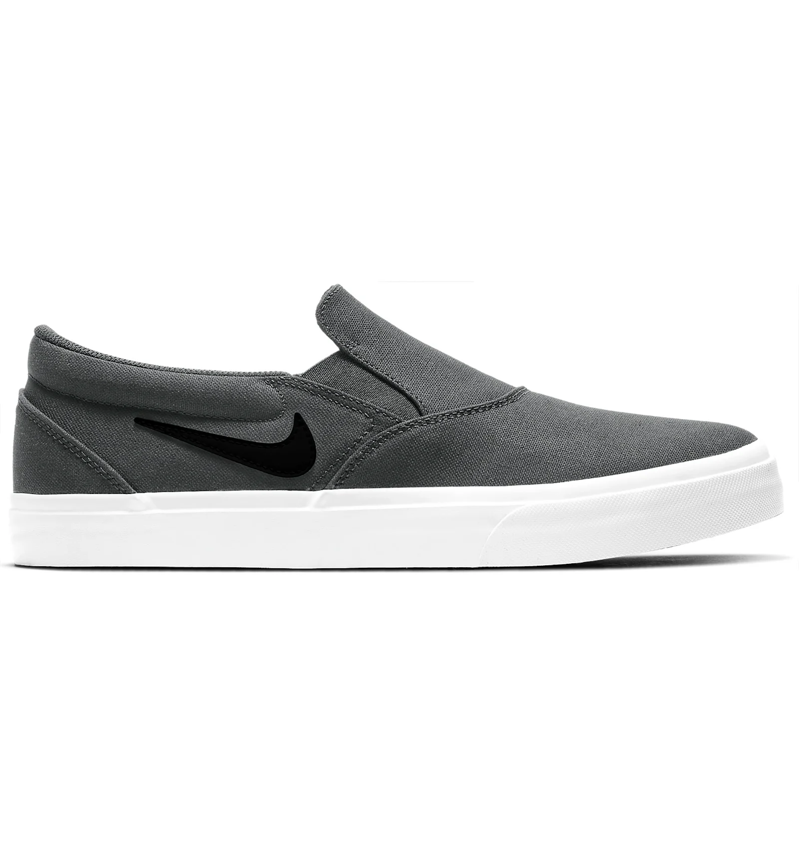 Nike gray top slip on shoes