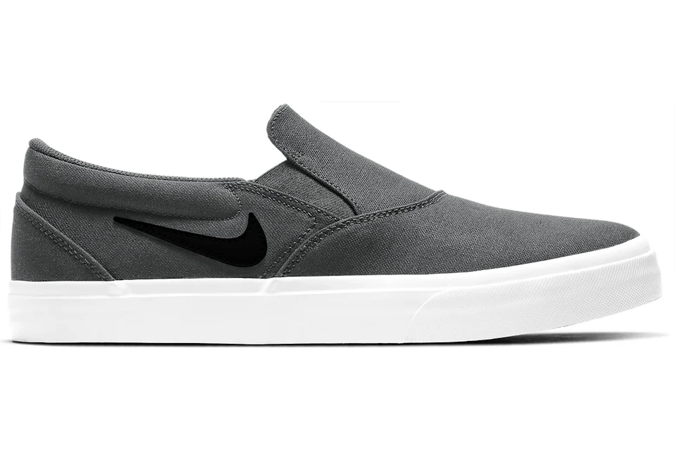 Nike gray top slip on shoes