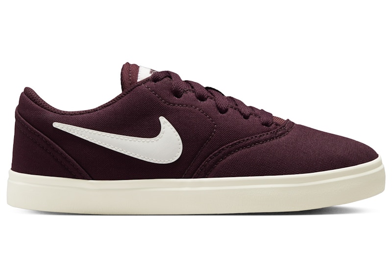 Nike SB Check Canvas Burgundy Crush Sail GS 905373 603 US