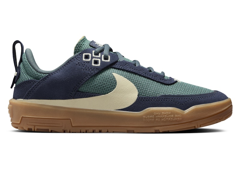 Pre-owned Nike Sb Day One Alabaster Sneakers In Thunder Blue/vintage Green/gum Light Brown In Multi