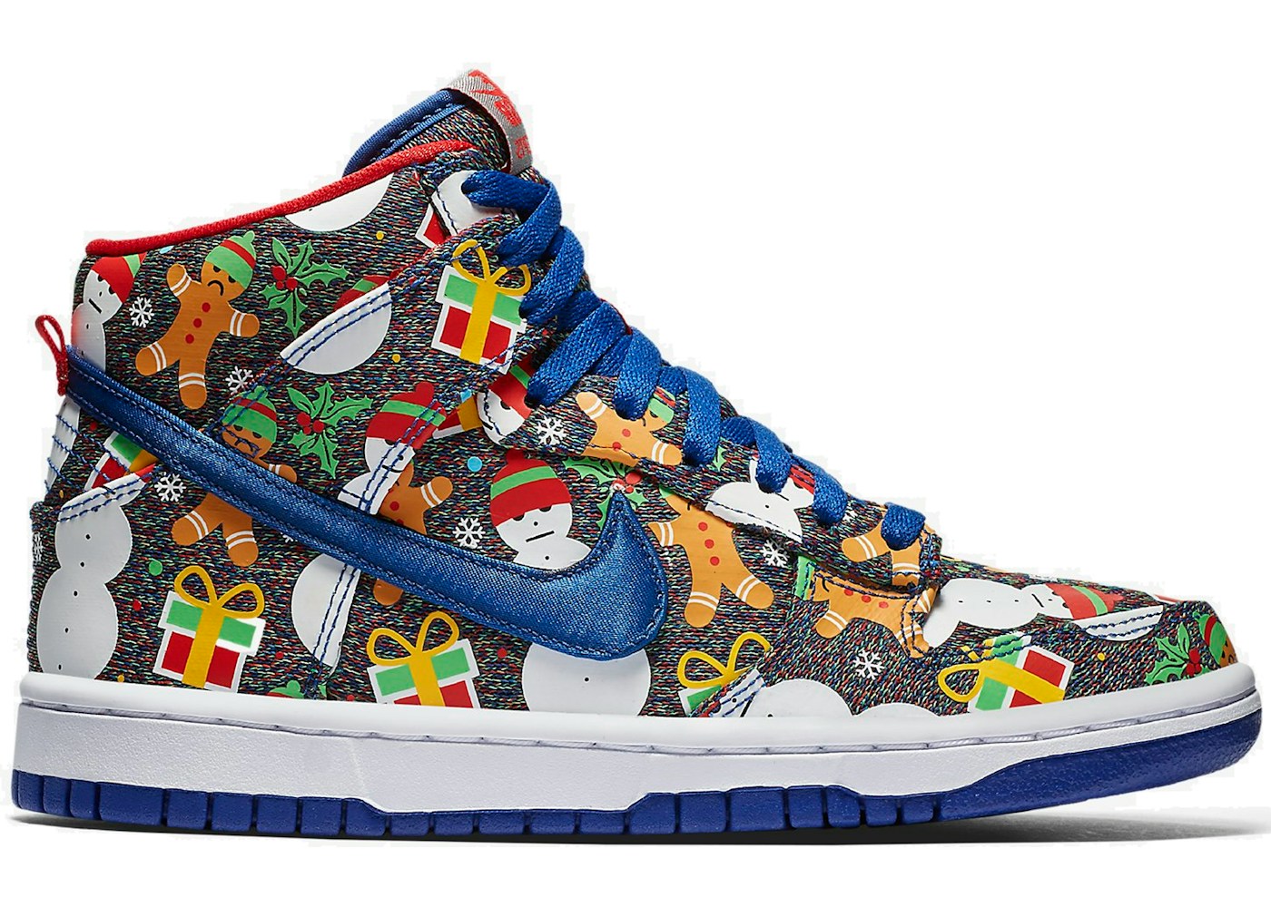 Nike SB Dunk High Concepts Ugly Christmas Sweater 2017 (GS) - AO1559-446