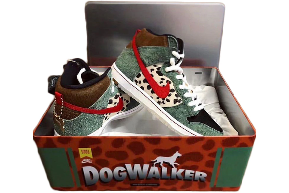 Psychiatry Indifference Cause Nike SB Dunk High Dog Walker (Special Box) - BQ6827-300 - US