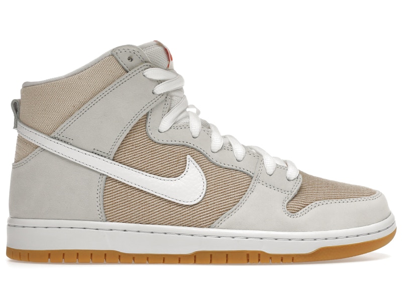 Nike SB Dunk High Pro ISO Orange Label Unbleached Natural メンズ ...