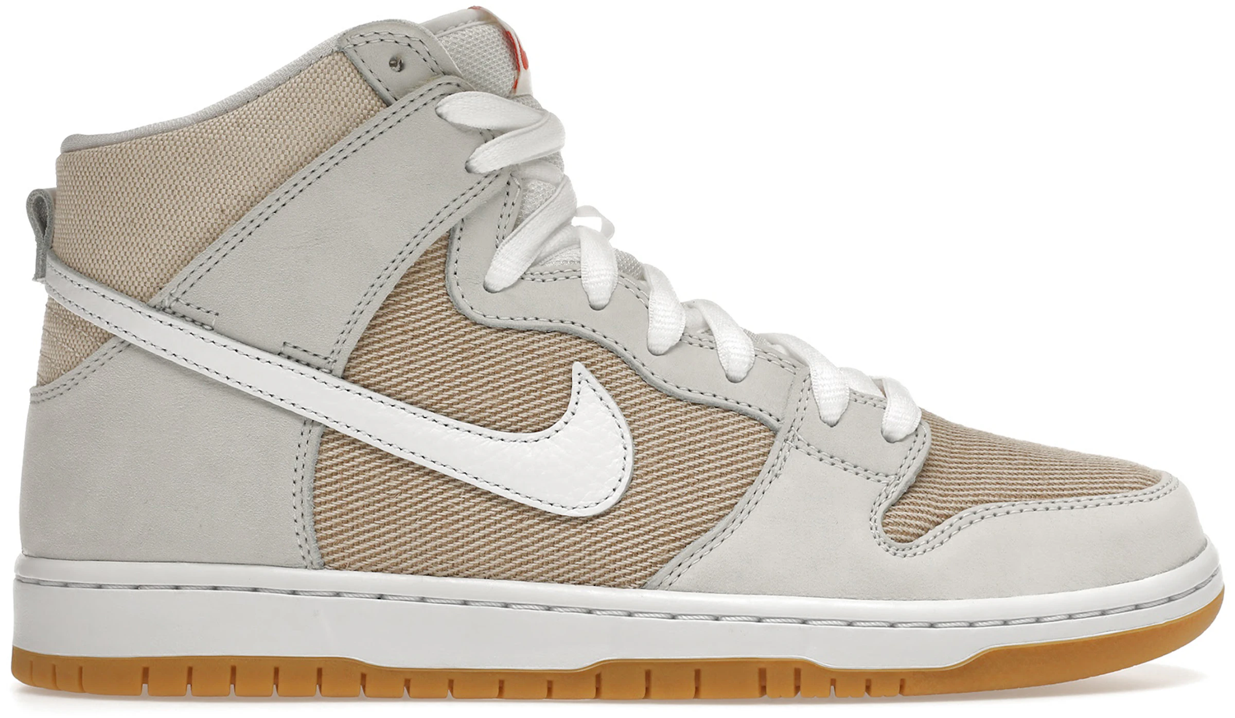 Nike SB Dunk High Pro ISO Label Unbleached Natural - DA9626-100 - US