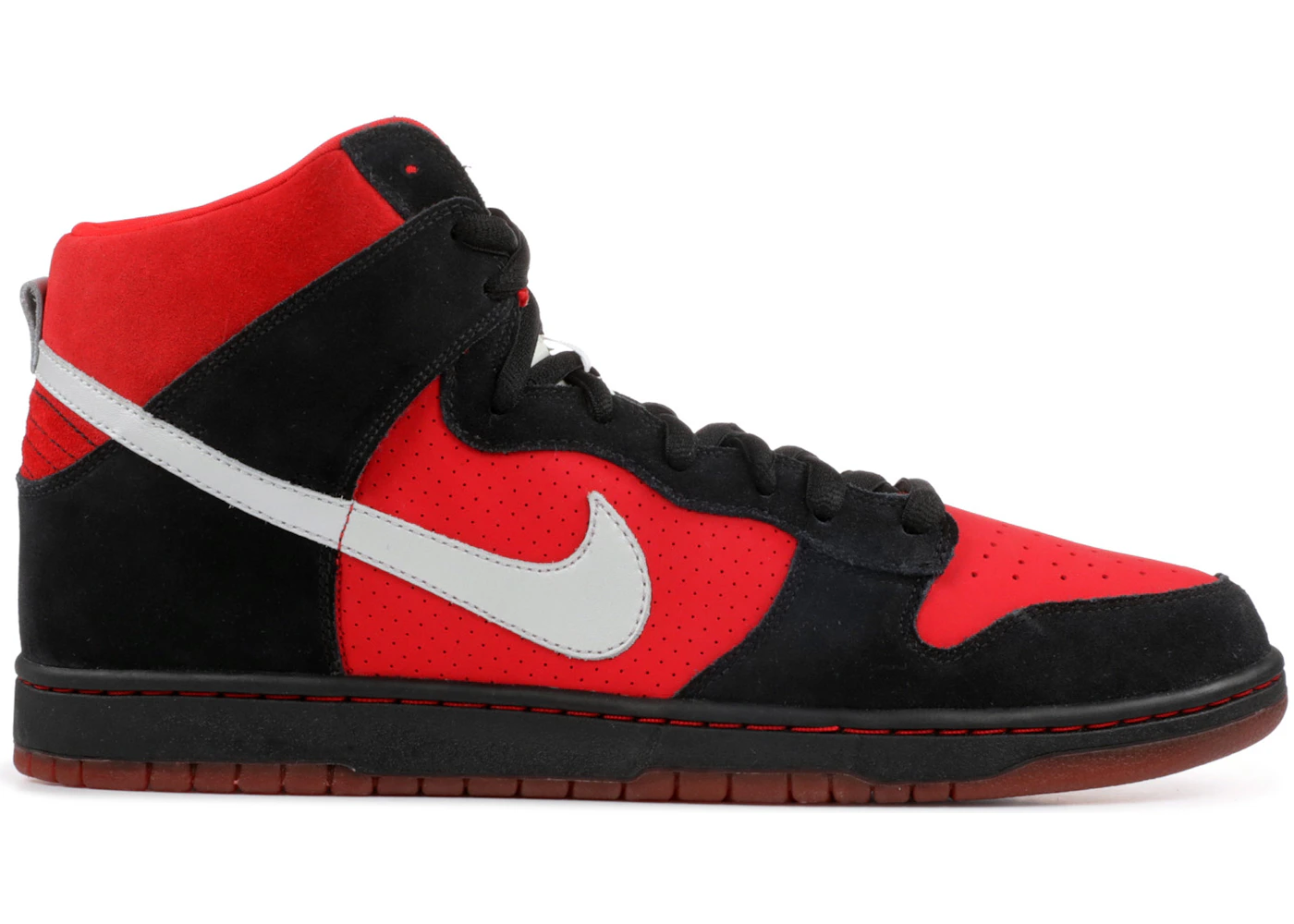 Nike dunk top high red