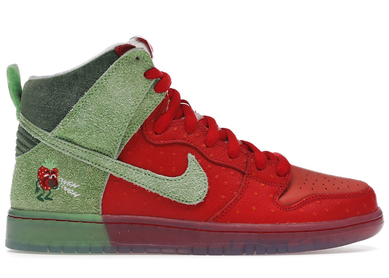 Nike SB Dunk High Strawberry Cough外箱ヒモ共に完備しております