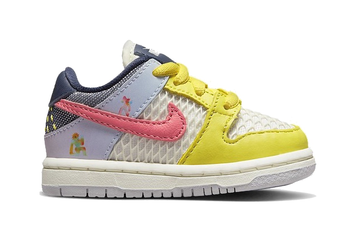 Pre-owned Nike Sb Dunk Low Be True Xavier Schipani (td) In Multi-color/pink Gaze/sail