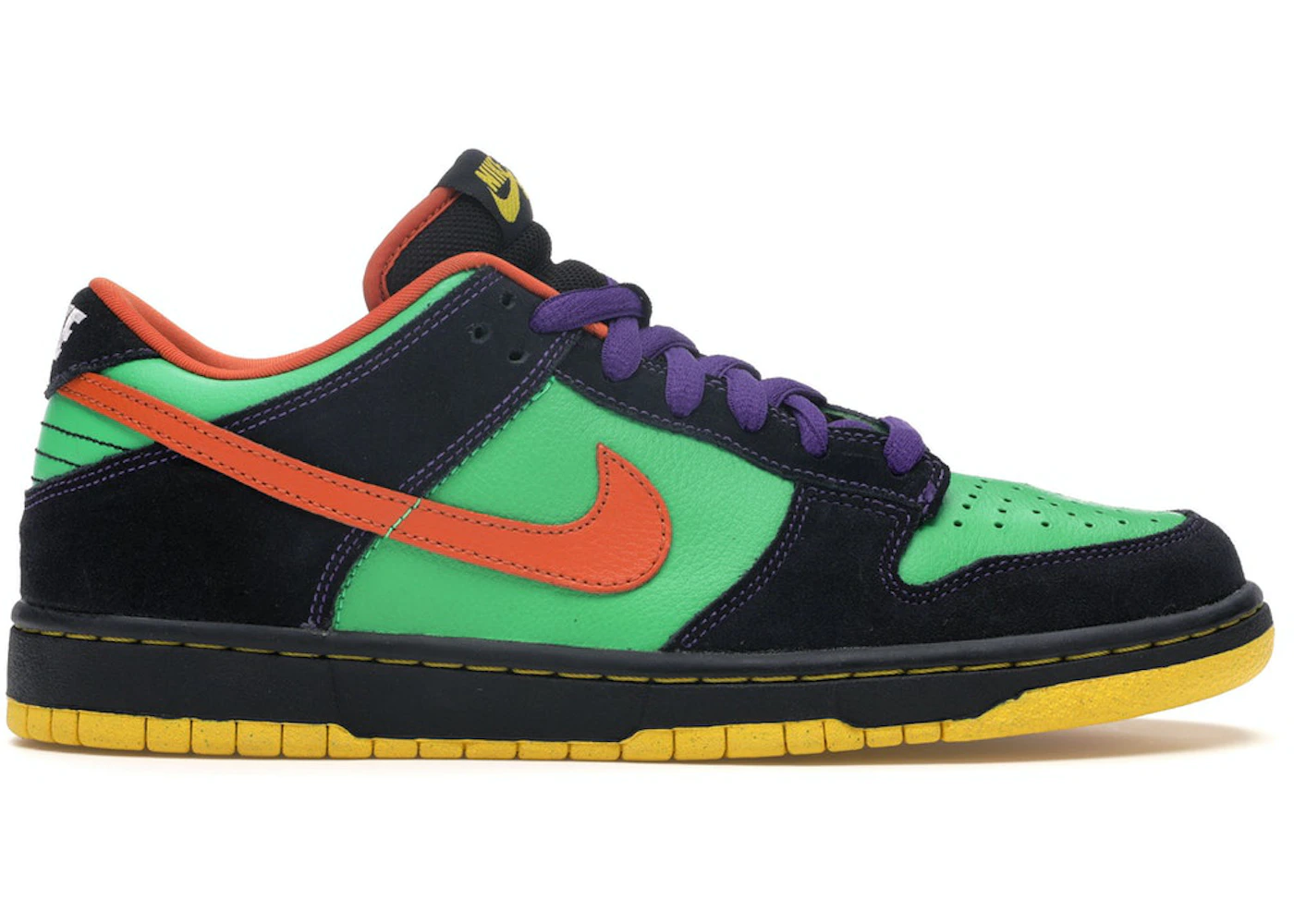 Orange and green nike sneakers on sale