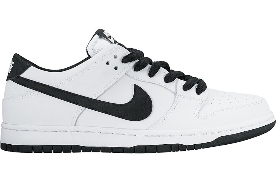 Nike SB Dunk Low IW White Black Men's - 819674-101 - US