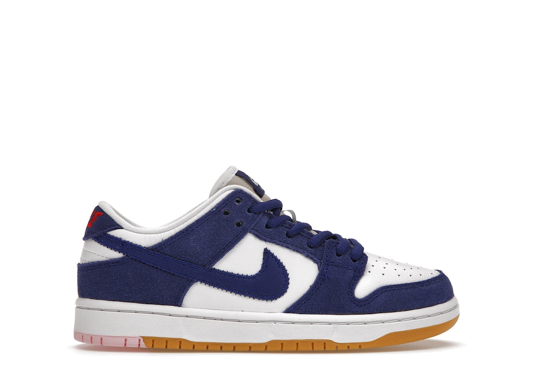 Pre-owned Nike Sb Dunk Low Los Angeles Dodgers (ps) In Deep Royal Blue/white/sport Red