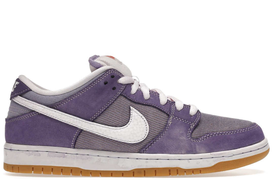 Pre-owned Nike Sb Dunk Low Pro Iso Orange Label Unbleached Pack Lilac In Lilac/lilac-lilac