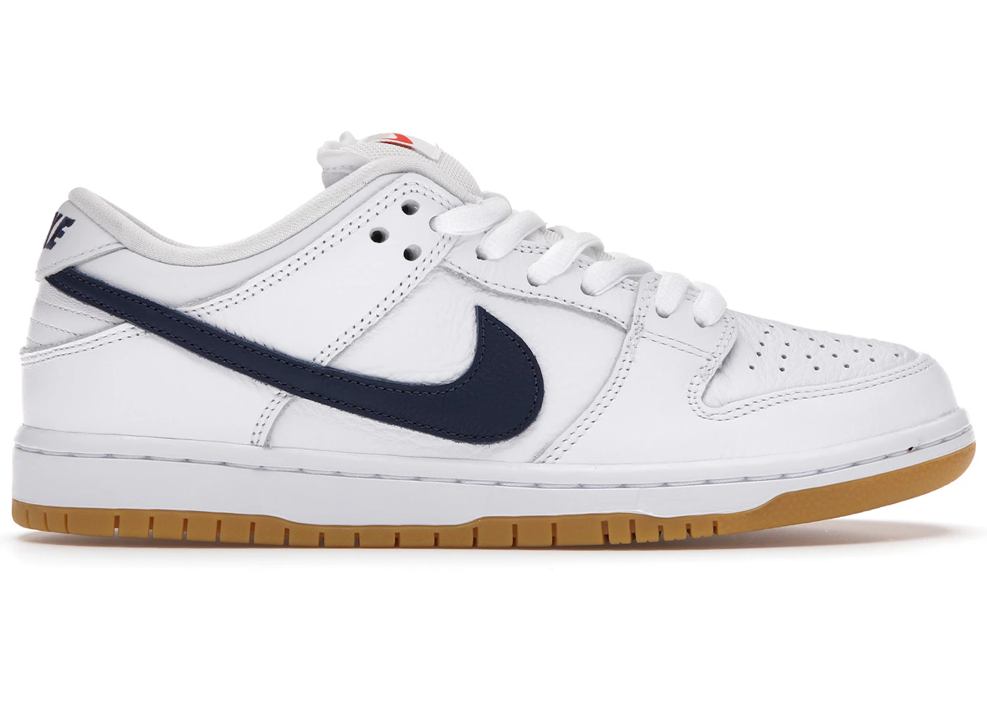 Low Pro Iso Dunk Orange Label White Navy Nike SB Dunk Low Orange